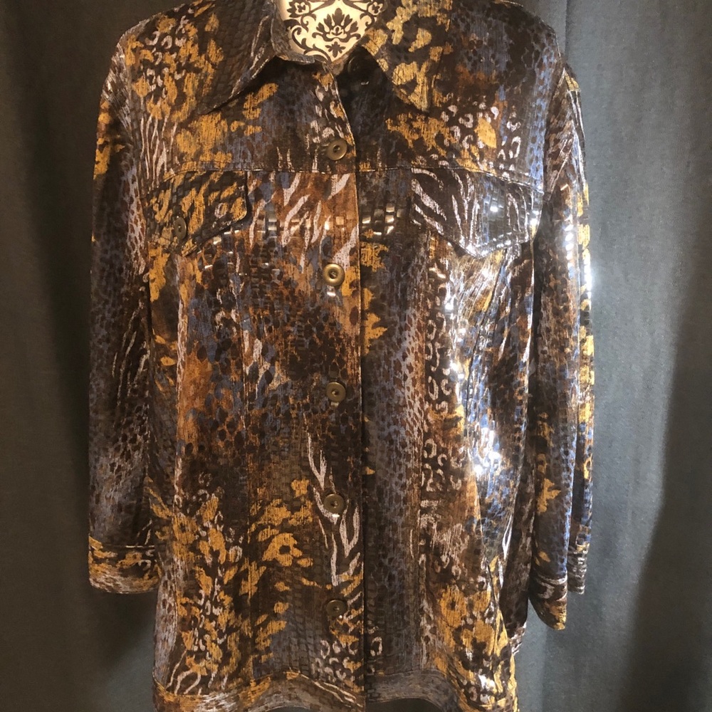 Ladies Ruby Rd. Button Down Top